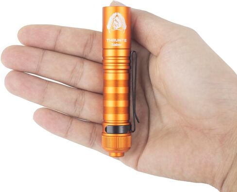 ThruNite Saber EDC Mini Flashlight Max 141 Meters USB-C Rechargeable LED Handheld AA Flashlights, Cool White in Saudi Arabia