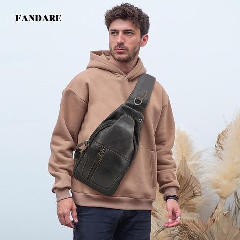 حقائب الكتف الجلدية الرجعية للرجال in Saudi Arabia
