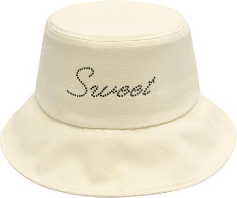 قبعة دلو قطنية للجنسين من ZLYC، قبعة صيفية للشاطئ والشمس، قبعة صياد للسفر في الهواء الطلق للنساء والرجال in Kuwait