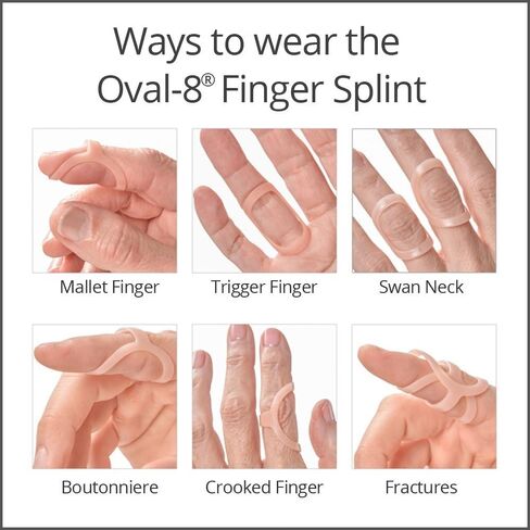 Oval-8 Finger Splints, Support and Protection for Arthritis, Trigger Finger or Thumb, and Other Finger Conditions Size 9 (Pack of 1) in Saudi Arabia