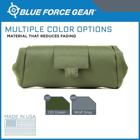 حقيبة تفريغ متوسطة الحجم من Blue Force Gear - لوحة MOLLE 2 × 2 - رمادي ذئب - حقيبة MOLLE، سهلة التركيب، حقيبة أدوات مصنوعة في الولايات المتحدة الأمريكية - 3 × 3.5 × 1 بوصة in Kuwait