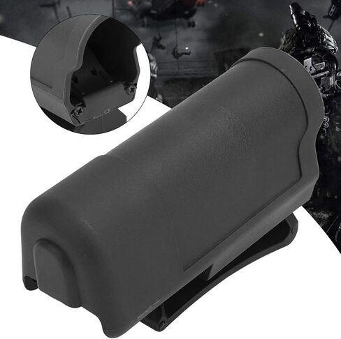 Torch Pouch, Multifunctional Compact Size Removable Belt Clip Flashlight Holster for Outdoor Camping(black) in Saudi Arabia