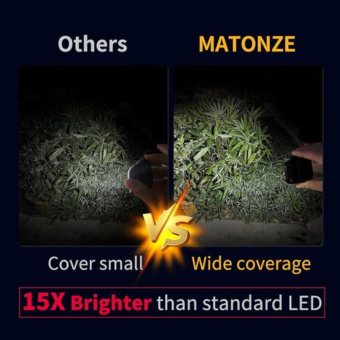 Running Lights, IP66 Waterproof Clip on Running Flashlights for Runners, 6 Modes Lightweight Rechargeable Safety Light for Joggers Running Camping Hiking Emergency (Black) in Saudi Arabia