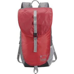 Lewis N. Clark Lightweight Packable Backpack Bag w/RFID Pocket, Black, 18 inch