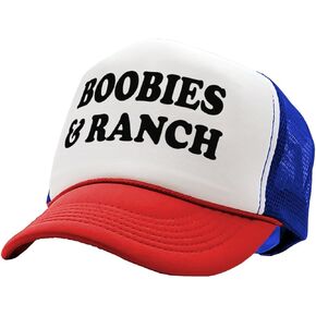 Boobies and Ranch - Vintage Retro Style Trucker Cap Hat