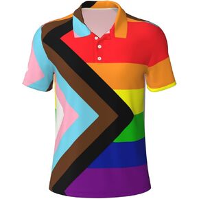 Golf Shirts for Men, Funny Golf Polo Moisture Wicking Dry Fit Short Sleeve