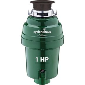 Cyclonehaus high efficiency kitchen garbage disposal with solid brass flange
