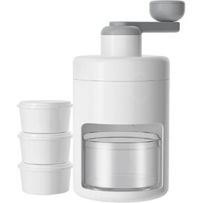 ماكينة حلاقة الثلج كسارة ثلج محمولة مع ثلاث صواني مكعبات ثلج مجانية للاستخدام المنزلي في الهواء الطلق in Kuwait