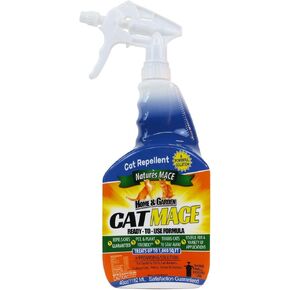 Nature's MACE 40oz Cat Repellent Spray, Cat Repellent Outdoor to Keep Cats Away, Cat Training, Cat Repellent Indoor, Cat Urine Deterrent, Cat Scratch Stop, Training Tool for Cats, Treats 1,000 Sq Ft