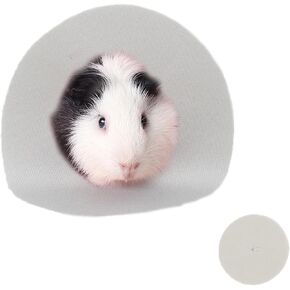 Hamster Recovery Collar Protection Cone After Surgery, Small Animals Adjustable Protection Collar for Rat Bird Rabbit Guinea Pig, Anti-Lick Anti-bite Pet Elizabeth Collar (Black, L)