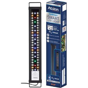 Aqueon Fish Tank Aquarium OptiBright WiFi/Bluetooth Smart LED Light Fixture, 48-54"
