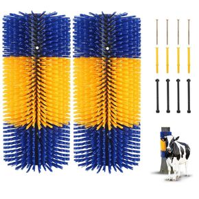2PCS Livestock Scratching Brush, Cow, Horse, Goat, Livestock Brushes For Scratching, Horse Brush, Cow Brush, Goat Scratching Post, Animal Back Scratching Brush