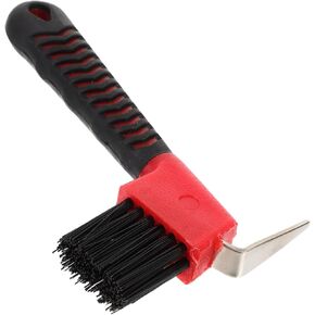 hoof pick with brush and scraper soft grip hoof pick horse brush Horse hook hoof brush Horse soft Grooming Tools Horse Stuff Horse Hoof Pick Brush toy goat to weave cleaning brush