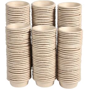 Paper Gecko Feeding Cups Reptiles Food and Water Bowls Feeder 0.5oz Small Cup Feeding Ledge Replacement Cups for Crested Gecko Lizards Spiders,100Pack