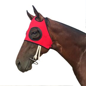 Horse Racing Eye mask,Horse Fly Control Masks,Equestrian Eye mask,Horse Blinker Horse Eye Blinders for Racing Training Keep Calming Eye Side Shield