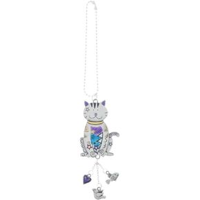 Ganz Color Car Charm, Cat with Dangles, Multi, Medium