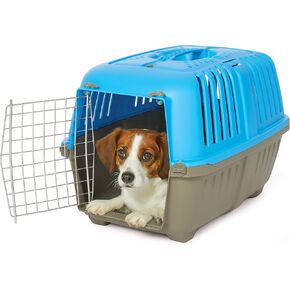 MidWest Homes for Pets Pet Carrier: Hard-Sided Dog Carrier, Cat Carrier, Small Animal Carrier in Red| Inside Dims 17.91L x 11.5W x 12H & Suitable for Tiny Dog Breeds