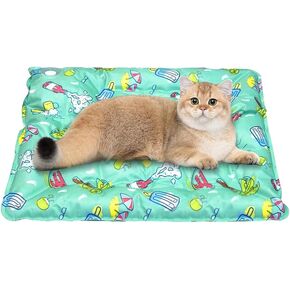 Pets Cooling Mat, Suitable for Cats and Dogs, Summer Friendly Cooling, Simple Cleaning to Keep Cool, Pet Accessories, Suitable for Indoor and Outdoor (15.75×19.69in)
