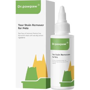 Tear Stain Remover for Dog & Cat - Pet Eye Drops for Infection and Pink Eye - Eye Wash Solution with Gentle Formula - Dog Eye Rinse to Soothe Eye Irritations & Runny Eyes