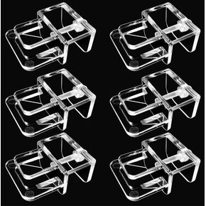6 pcs Aquarium lid Clips Rimless Aquarium Fish Tank top Cover lid Hood Support Holder Glass Aquarium Acrylic Fish Tank top Clip