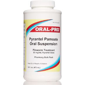 Aurora 50Mg/Ml Oral Pro Pyrantel Pamoate Oral Suspension, 16 Ounce, Vanilla Flavor
