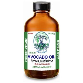 ProSeed Handmade Raw Avocado Oil – Pure, Cold-Pressed & Unrefined – Moisturizing Oil for Skin, Hair & Cooking – With Vitamins A, D & E – BPA-Free, 120ml / 4oz Glass Bottle