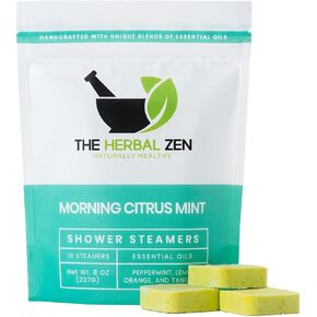 Citrus Shower Steamers Aromatherapy with Essential Oils, Made in the USA Shower Bombs, Shower Bomb Aromatherapy, Gifts for Women, Spa Day Gifts, Self Care Gift, Birthday Gifts, Gift for Her