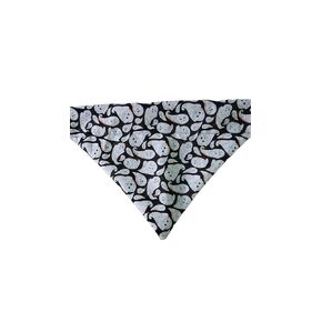 Halloween Ghosts Over the Collar Dog Bandana That Slips onto Their Existing Collar Size (X-Large)