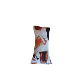 Beer Catnip Pillow Toy Kicker. Made with Organic Catnip (Rectangle)
