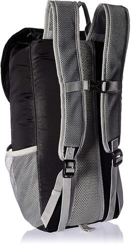 حقيبة ظهر لويس إن كلارك خفيفة الوزن وقابلة للتعبئة مع جيب RFID، أسود، 18 بوصة in Kuwait