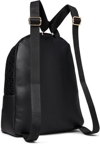 Tommy Hilfiger Melissa II Med Dome Backpack, Black Tonal in Saudi Arabia