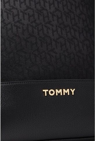 Tommy Hilfiger Melissa II Med Dome Backpack, Black Tonal in Saudi Arabia