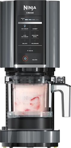 Ninja NC501 CREAMi Deluxe 11 في 1 صانعة الآيس كريم والحلوى المجمدة للآيس كريم والشربات والحليب المخفوق والمشروبات المجمدة والمزيد، 11 برنامجًا، مثالية للأطفال، فضي، 11 وظيفة + (2) 24 أونصة. مكاييل in Saudi Arabia