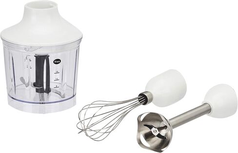 Amazon Basics 500 Watt Multi-Speed Immersion Hand Blender, Silver in Saudi Arabia