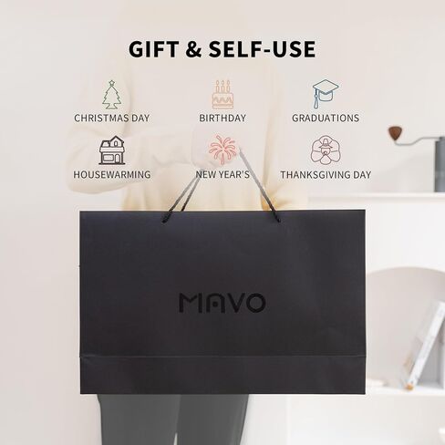 MAVO Pour Over Coffee Maker Set Includes Manual Coffee Grinder,Pour Over Kettle,Ceramic Dripper, Coffee Server Pot,2 tasting cup,Filter Paper,ALL in 1 Black Gift Box for Home Outdoors Office Camping in Saudi Arabia