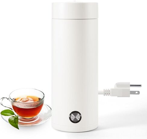 Hot Water Kettle Electric, Small Portable Mini Tea Coffee Hot Water Kettle Boiler For Travel & Work 400ml & 304 Stainless Steel with Auto Shut-Off in Saudi Arabia