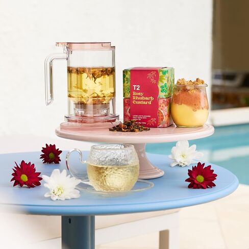 T2 Tea Teamaker with Tea Infuser and BPA-Free Plastic, Loose Leaf Tea Maker, Soft Pink, 500ml, large in Saudi Arabia