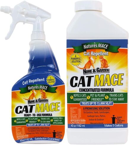 Nature's MACE 40oz Cat Repellent Spray, Cat Repellent Outdoor to Keep Cats Away, Cat Training, Cat Repellent Indoor, Cat Urine Deterrent, Cat Scratch Stop, Training Tool for Cats, Treats 1,000 Sq Ft in Saudi Arabia