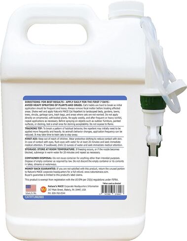 Nature's MACE 40oz Cat Repellent Spray, Cat Repellent Outdoor to Keep Cats Away, Cat Training, Cat Repellent Indoor, Cat Urine Deterrent, Cat Scratch Stop, Training Tool for Cats, Treats 1,000 Sq Ft in Saudi Arabia