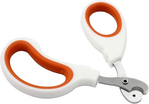 Circular Cut Hole Cat Nail Clippers Professional Round Hole pet Nail Clipper Avoid Over Cutting Pet Nail Clippers Grooming Tool for cat, Chinchilla, Bird(Orange) in Saudi Arabia