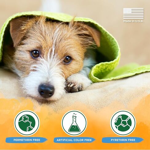 مجموعة شامبو ورذاذ الفراش الطبيعي المهدئ للبراغيث والقراد | الوقاية من البراغيث والقراد | شامبو الكلب | علاج البراغيث والقراد يحمي ويصد | صنع في الولايات المتحدة الأمريكية in Kuwait