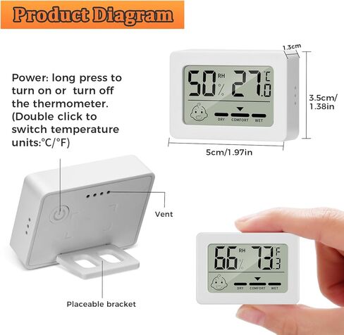 إكسسوارات خزان الزواحف، مقياس حرارة خزان التنين الملتحي، مقياس الرطوبة للفهد أبو بريص، العنكبوت القفز، الأفعى، أبو بريص، الكرة بايثون، السحلية (عبوتان) in Kuwait