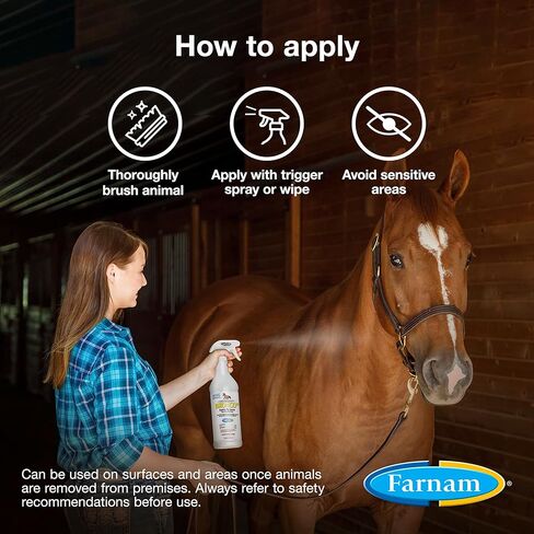 Farnam Broncoe Water-based Fly Spray with Citronella Scent for Horses, Dogs, and Premises 32 Ounces in Saudi Arabia