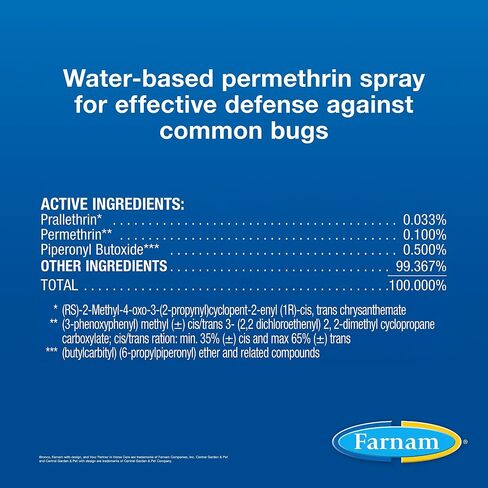 Farnam Broncoe Water-based Fly Spray with Citronella Scent for Horses, Dogs, and Premises 32 Ounces in Saudi Arabia