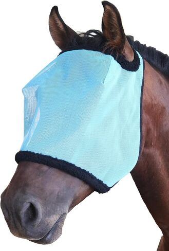 Horse Fly Mask, with UV Protection Horse Fly Mask, Full Face Fine Mesh Coverage Provide Better Vision and Airflow for Horse in Saudi Arabia