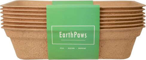 (7-Pack) Disposable Recycled Cat Litter Box, Recycled Cardboard 7-Pack., Brown in Saudi Arabia