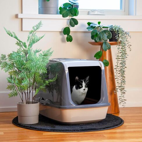 (7-Pack) Disposable Recycled Cat Litter Box, Recycled Cardboard 7-Pack., Brown in Saudi Arabia