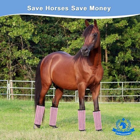 Mesh Horse Fly Boots Set of 4, Mesh Boots for Horses, Leggings for Horses, Reduce-Stomping, Breathable Mesh, Loose Fitting, Stay Up Not Sag, No Rub in Saudi Arabia