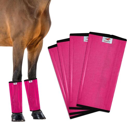 Mesh Horse Fly Boots Set of 4, Mesh Boots for Horses, Leggings for Horses, Reduce-Stomping, Breathable Mesh, Loose Fitting, Stay Up Not Sag, No Rub in Saudi Arabia