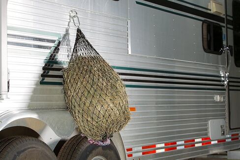 Hay Chix Slow Feed Hay Net for [Horse and Livestock Health, hay Feeder, hay net, Slow Feed hay net] Save Your time, hay and Money! Half Bale Net (1 3/4" Original) in Saudi Arabia